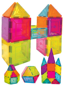 Wembley - Magnetic Tiles for Kids | 10 Pcs Building Blocks Set | Educational STEM Toy