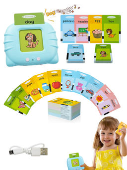 Wembley - Talking Flash Cards Learning 112 Cards Early English Words Learning Educational Toy
