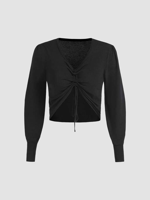 Party Wear Crop Top In Position Print Blouse main image 0
