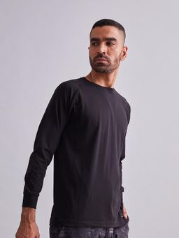 MountMiller - Men's Solid Full Sleeve Ripstop Tactical T-Shirt | Anti-Odor | Moisture-Wicking | UV Protective