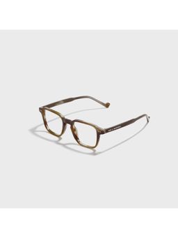 SAM AND MARSHALL - Ember Prescription Friendly Acetate Brown Frame Square Computer Glasses