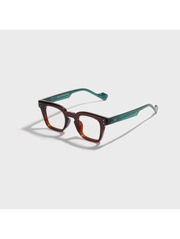 SAM AND MARSHALL - Tetragonon Prescription Friendly Pc Brown Frame Square Computer Glasses