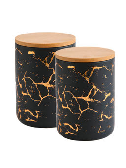 The Better Home - Ceramic Airtight Container (Pack of 2)