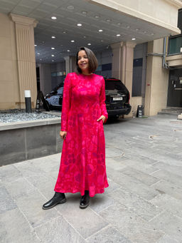 Label Tanvee - Pomegranate Maxi Dress