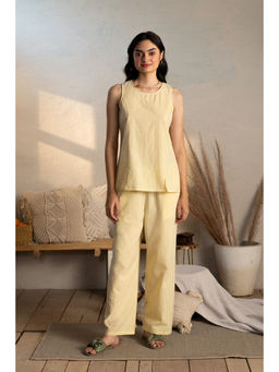 CANOOPI - Soft Lime Yellow Grid Co-Ord Set