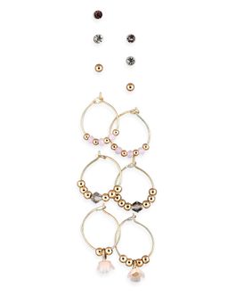 Accessorize London - R 6 X Pretty Stud And Hoop Set