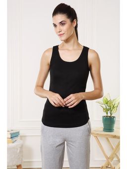Van Heusen Woman Lingerie and Athleisure - Van Heusen Women Antibacterial & Colour Fresh Tank Top - Black
