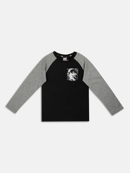 Puma - Style Ls Boys Black T-Shirt