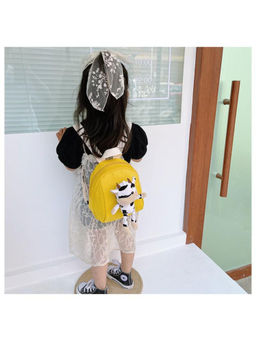 Priaansha Creations - Kids Backpack with 3D Plush Cow Toy