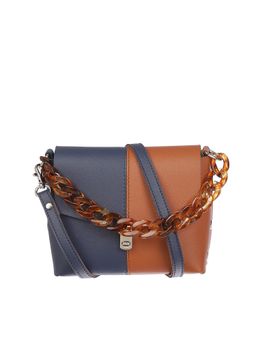 ETCETERA - Women Blue And Tan Mini Crossbody Bag