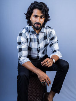 JAVINISHKA - White Black Checks Premium Rayon Slim Fit Shirt