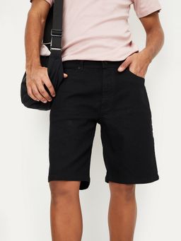 max - Black Men Solid Shorts