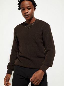 max - Brown Men Knit Sweater