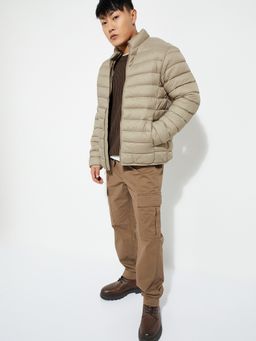 max - Beige Men Packable Puffer Jacket