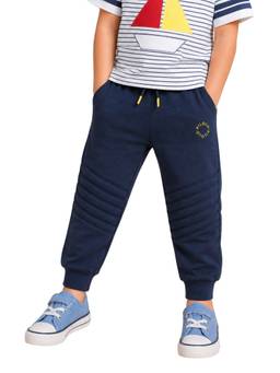 PILOLO - Navy Blue Solid/Plain Joggers