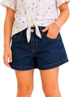 PILOLO - Navy Blue Solid/Plain Shorts