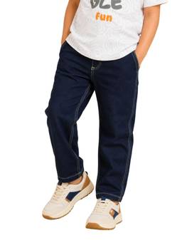 PILOLO - Navy Blue Solid/Plain Jeans