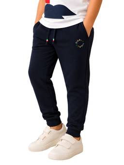 PILOLO - Navy Blue Solid/Plain Joggers