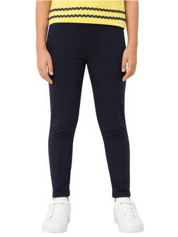 PILOLO - Navy Blue Solid/Plain Leggings