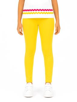 PILOLO - Yellow Solid/Plain Leggings