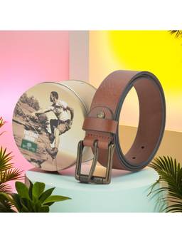 WOODLAND - Formal Brown Leather Belts