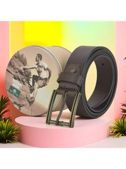 WOODLAND - Formal Brown Leather Belts