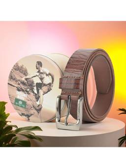WOODLAND - Formal Brown Leather Belts