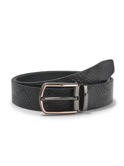 WOODLAND - Formal Black Leather Belts