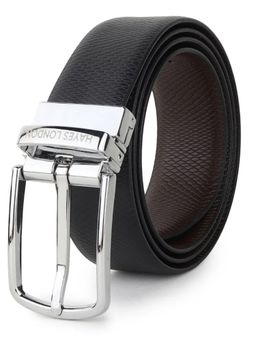 HAYES LONDON - Men’s Genuine Leather Reversible Belt