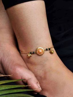 BeAbhika - Bud Blossom Anklet - Pair of Two Pieces