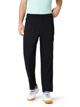 ASICS - Black Polyester Regular Trackpant