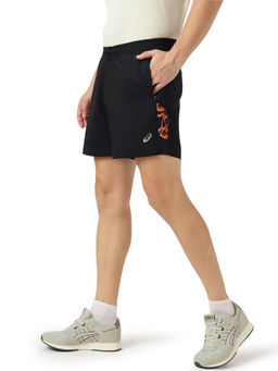 ASICS - Black Polyester Regular Shorts