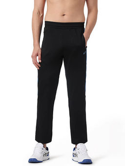 ASICS - Black Polyester Regular Trackpant