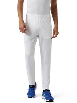 ASICS - White Polyester Regular Trackpant