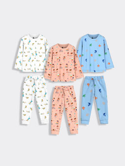 Orange Sugar - Full Sleeves Garden Bird Co-Ord (Set of 6)