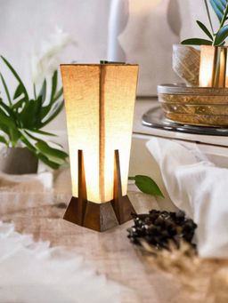 At Home by Nilkamal - Venus Table Lamp (Brown)