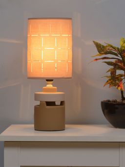 At Home by Nilkamal - Sunny Table Lamp (Beige)
