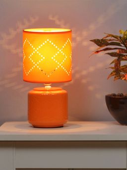 At Home by Nilkamal - Lumia Table Lamp (Orange)