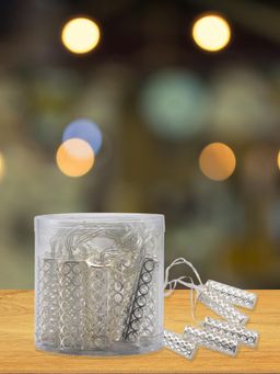 At Home by Nilkamal - Cylindric Festiva String Light (Gold)