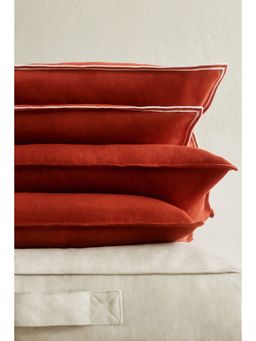 H&M - Orange Cotton canvas cushion cover