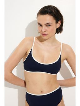 H&M - Women Blue Padded Bikini Top