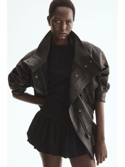 H&M - Women Black Bubble-Hem Dress