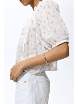 H&M - Women White Pintucked Blouse