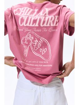 H&M - Women Pink Printed T-Shirt