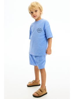 H&M - Boys Blue 2-Piece Terry Set