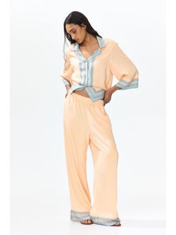 H&M - Women Orange Wide Drawstring Pant