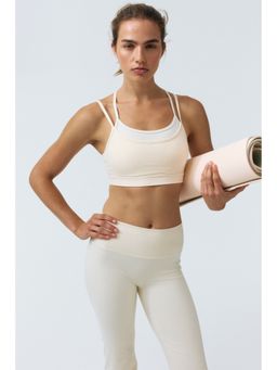 H&M - Women Yellow Sports Bra With Softmove