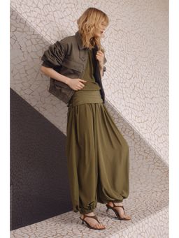 H&M - Women Green Balloon Joggers