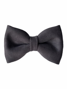 The Tie Hub - Grey Suede Bow Tie