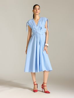 Label Ritu Kumar - Blue Taylor Long Dress